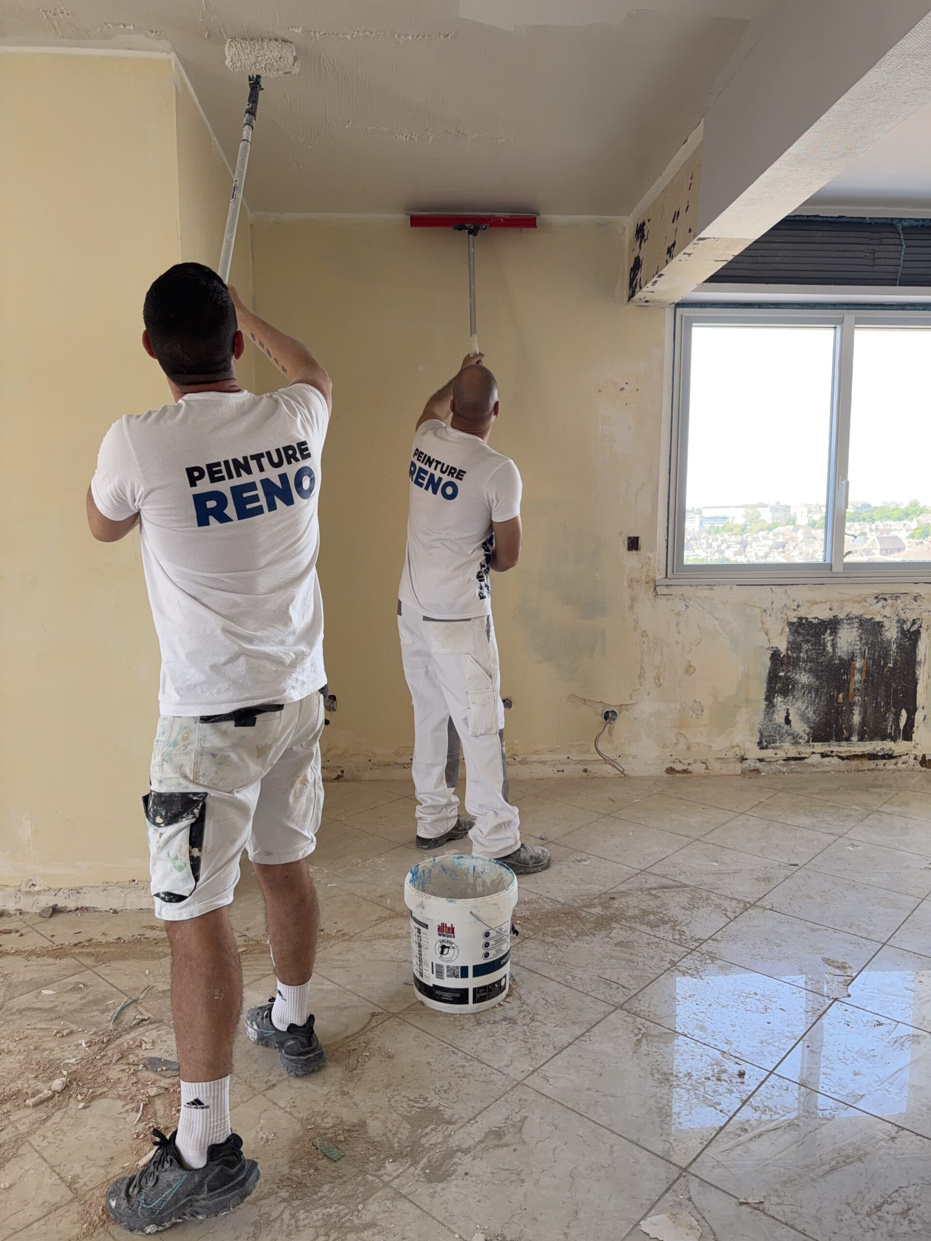 Chantier peinture chez un particulier à Besançon